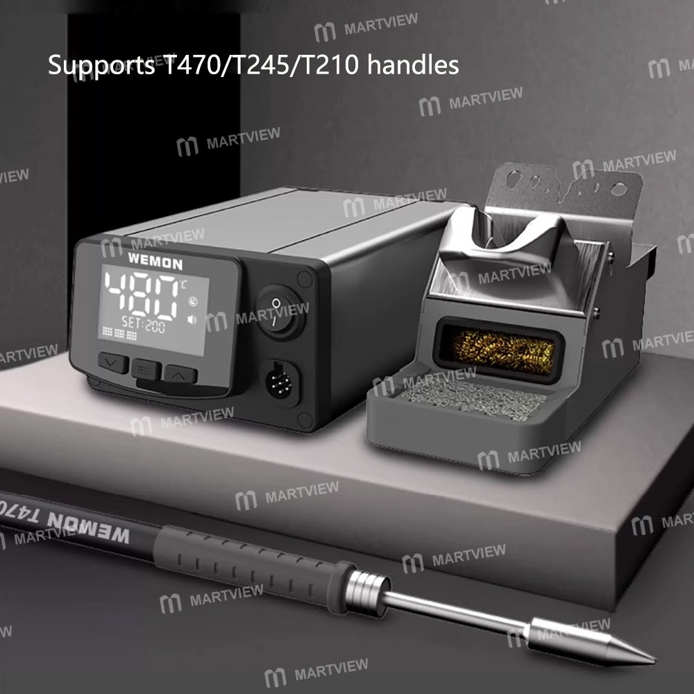 wemon t470-400w-intelligent-high-frequency-soldering-station-support-t470-t245-t210-handle-2