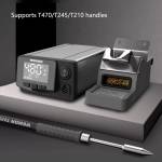 wemon t470-400w-intelligent-high-frequency-soldering-station-support-t470-t245-t210-handle-2
