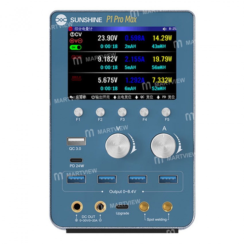 sunshine p1-pro-max-intelligent-regulated-power-supply-with-waveform-display-battery-spot-welding-4