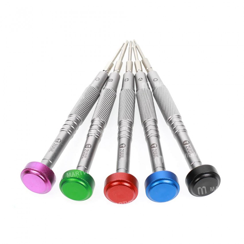 2UUL Upgrade Version Aluminum Handle Screwdriver for Mobile Phone iPad Repair