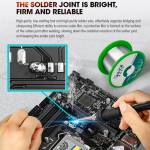 Quick 40g 0.3/0.4/0.5/0.6mm High Purity Superfine Solder Wire for Mainboard Fly Line Soldering Repai