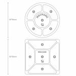mechanic scr-portable-magnetic-screws-storage-mat-set-6