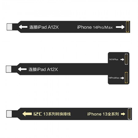i2C Dot Matrix Extension Test Cable for iPhone 13 to 14Pro Max