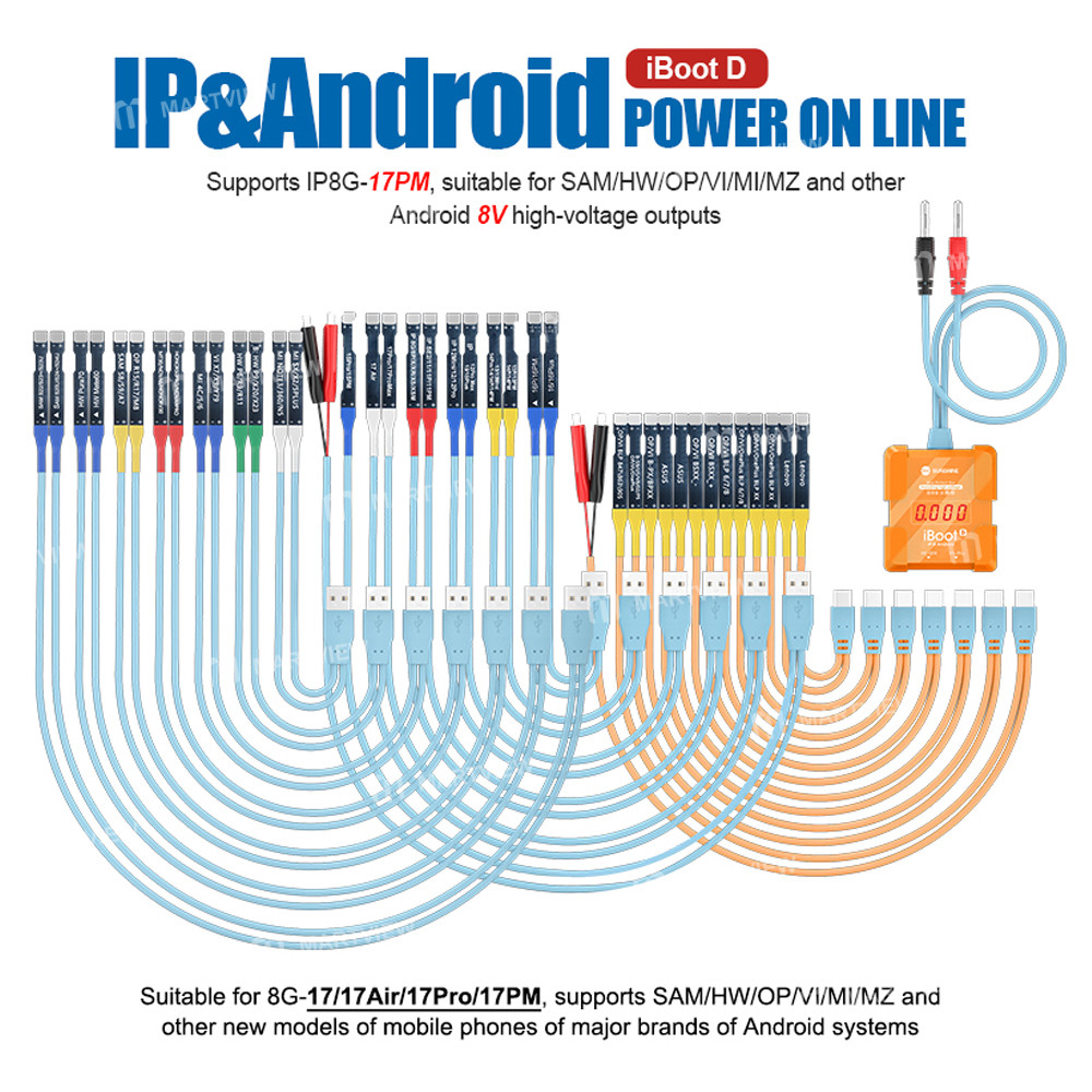 sunshine iboot-d-high-voltage-power-supply-on-off-boot-line-for-iphone-8-to-17pm-android-5