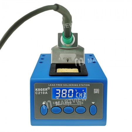 Ksger C210A 85W Digital Tube Digital Display Auto Sleep Soldering Station Suitable for JBC 210 Handle