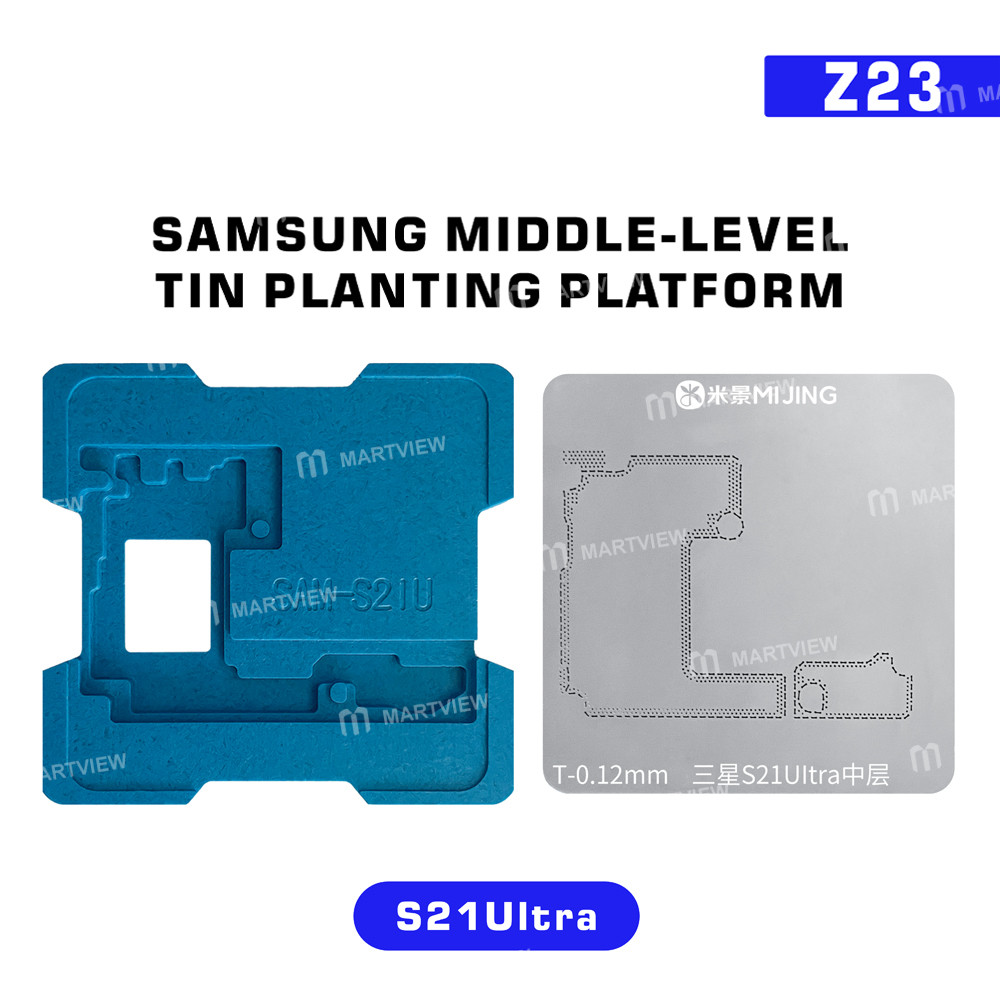 mijing z23-middle-level-tin-planting-bga-reballing-platform-set-for-samsung-galaxy-s20-to-s25-series
