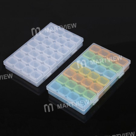28 Grid Portable Screw IC Chip Container Storage Box Case