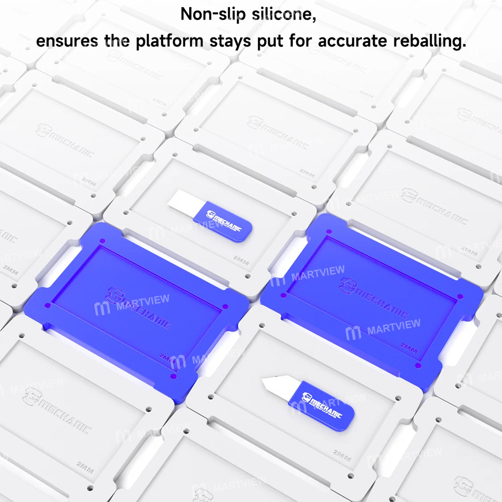 mechanic itin-12-bga-reballing-stencil-magnetic-tin-plating-platform-4