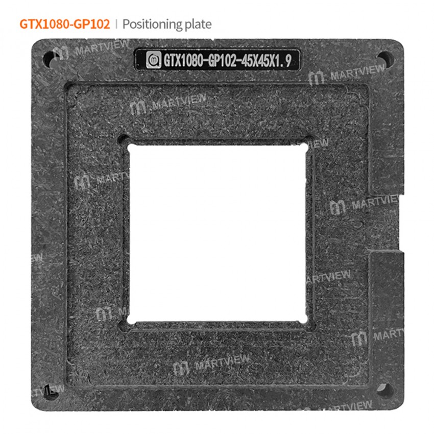 Amaoe 0.25mm GTX1080Ti-GP102 BGA Reballing Stencil Planting Tin Platform for GTX1080Ti Graphics Card