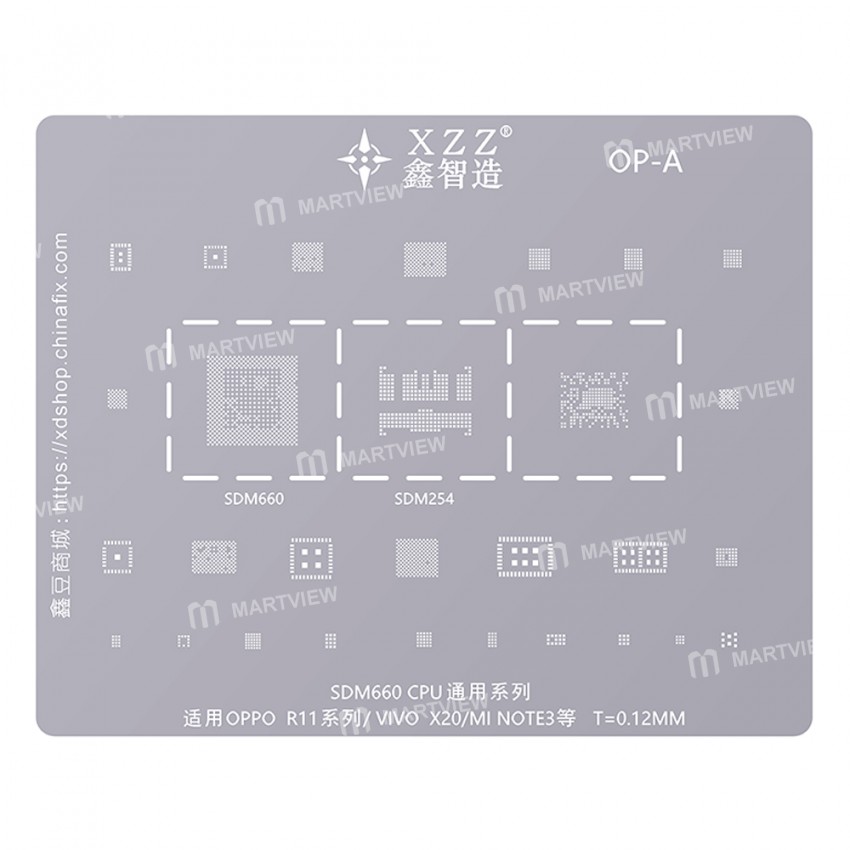 xinzhizao cpu-universal-series-bga-reballing-stencil-set-for-oppo-vivo-mobile-phones-3
