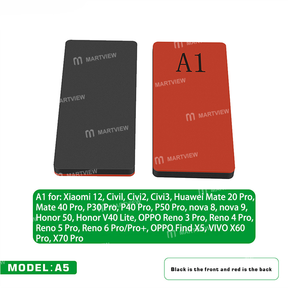 mijing a5-curved-screen-universal-laminating-pad-5-piece-set-for-most-curved-screen-phones-6