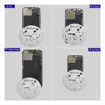 Mechanic UFO Series LCD Screen Protection Planting Tin Steel Stencil for iPhone 11 to 13 Pro Max