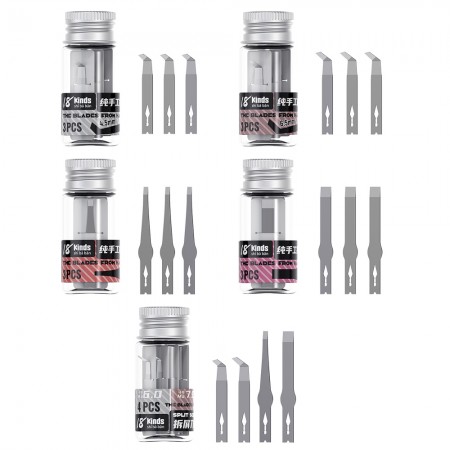 18 Kinds Ma Series Hand-Polished Blades for Mobile Phone Screen Removal