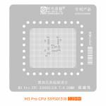 amaoe 020mm-cpu-bga-reballing-stencil-platform-set-for-apple-m3-pro-cpu-339s01318-2