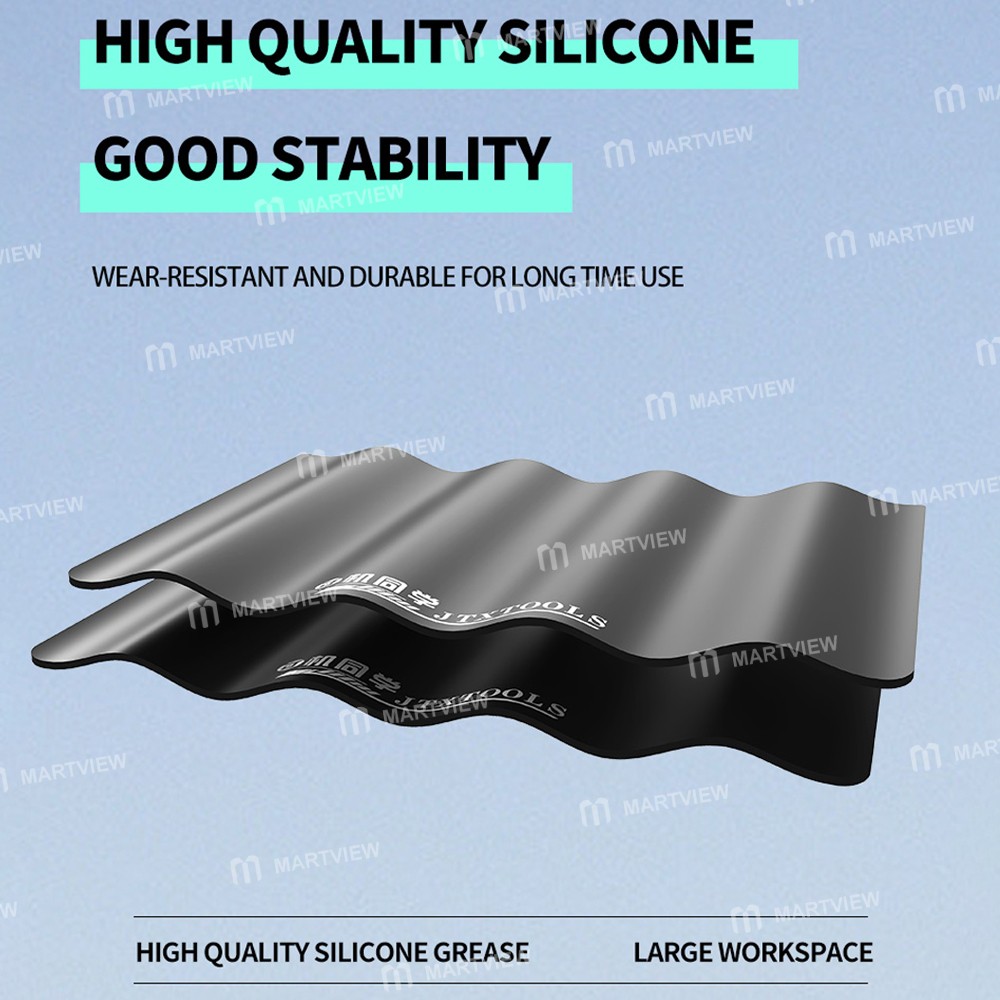 jtx tp-5-5mm-antistatic-anti-slip-extra-thick-insulated-repair-black-silicone-pad-7