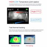 UNI-T UTi80P Mini Pocket IR Thermal Imager for PCB / Electrical Mechanical / Floor Heating Detection