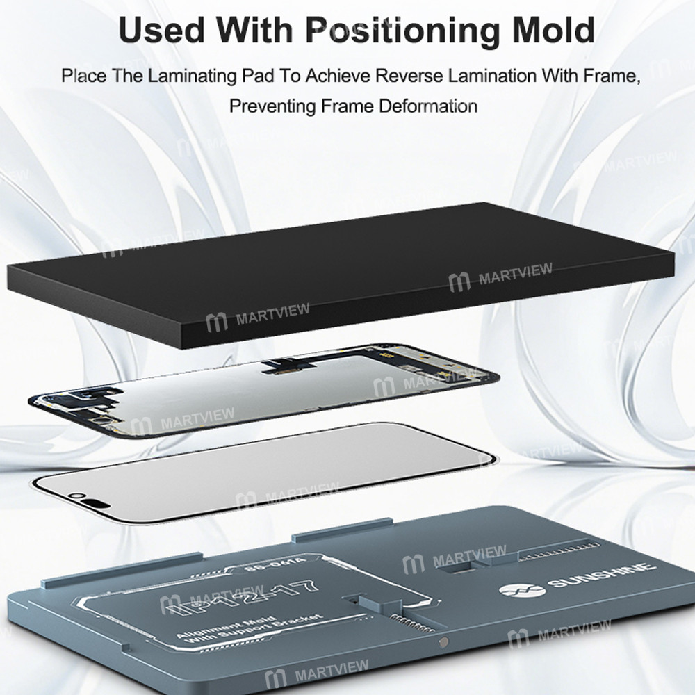 8mm black-laminating-pad-for-sunshine-ss-061a-laminating-mold-6