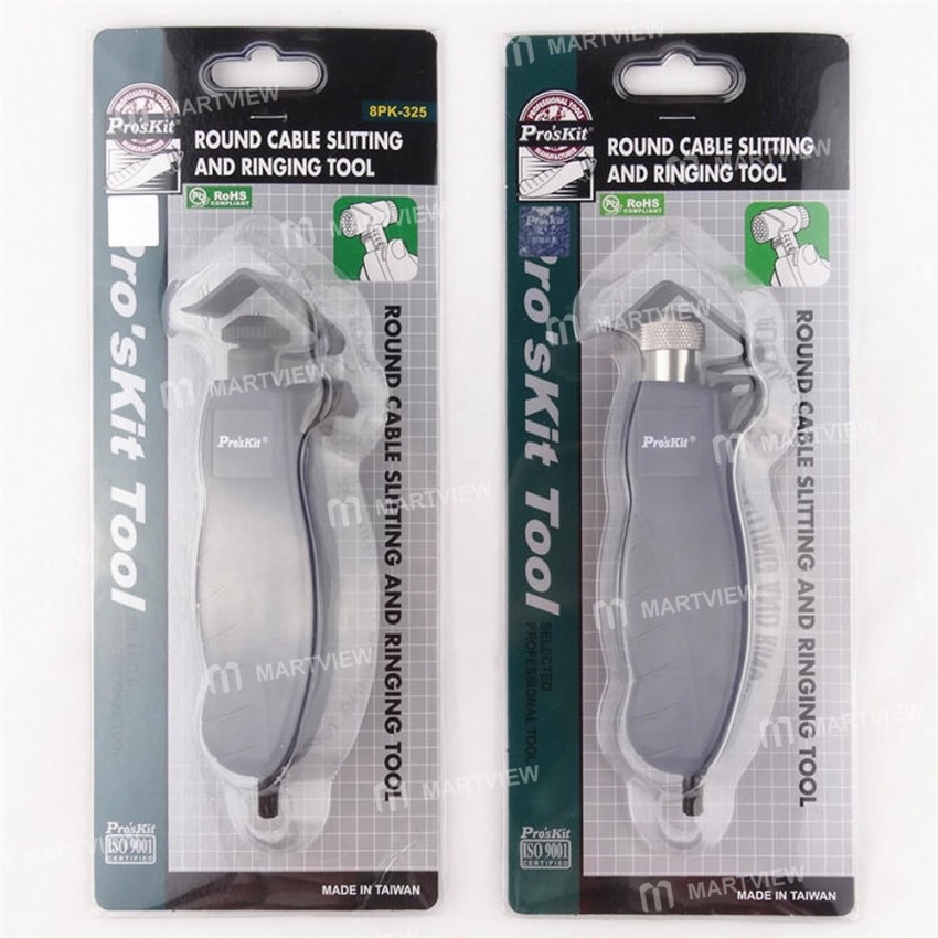Pro'sKit 8PK-325 / 8PK-325B Cable Ringing Slitting Tool for 4.5-25mm Diameter Cable