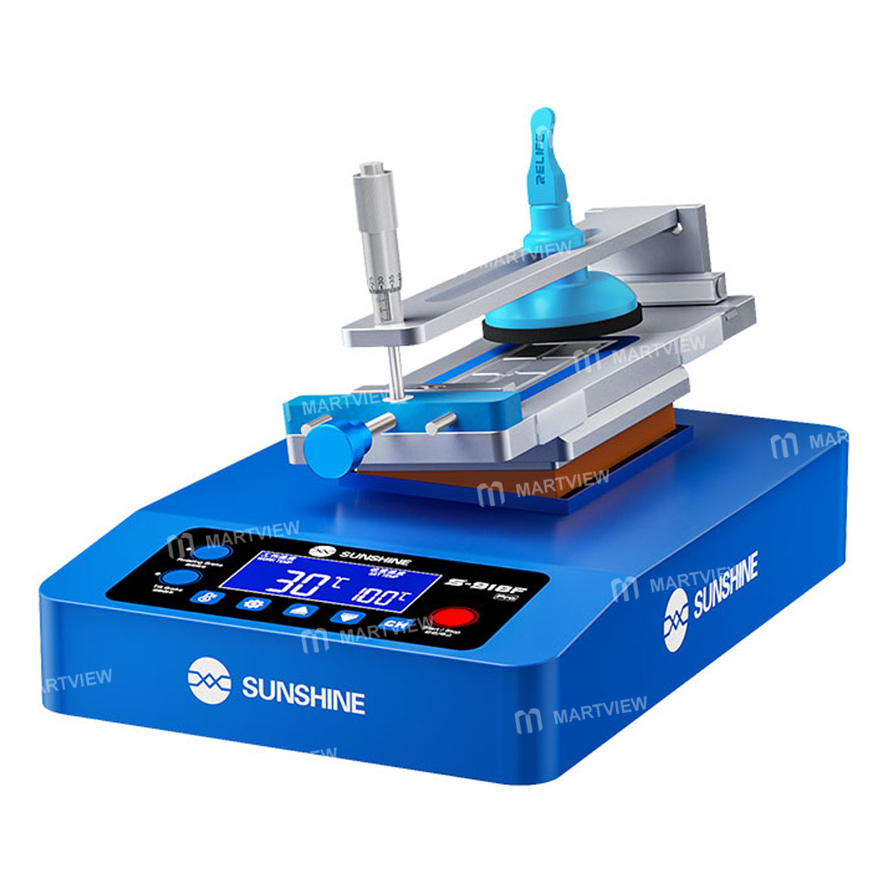 sunshine s-918f-pro-9-inch-strong-silent-noise-reducing-electronic-brake-lcd-screen-heating-separato