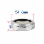 0.5X WD220mm Stereo Microscope Auxiliary Lens