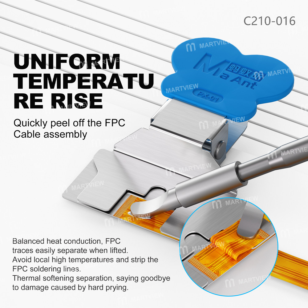 maant c210-016-miniature-flat-soldering-iron-tip-for-multi-pin-fpc-flexible-disassembly-8