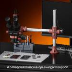 ycs dragon-arm-360-rotation-microscope-swing-arm-bracket-with-levelling-device-2