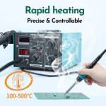 yihua 852d-740w-2-in-1-hot-air-gun-soldering-iron-tips-digital-display-desoldering-rework-station-2