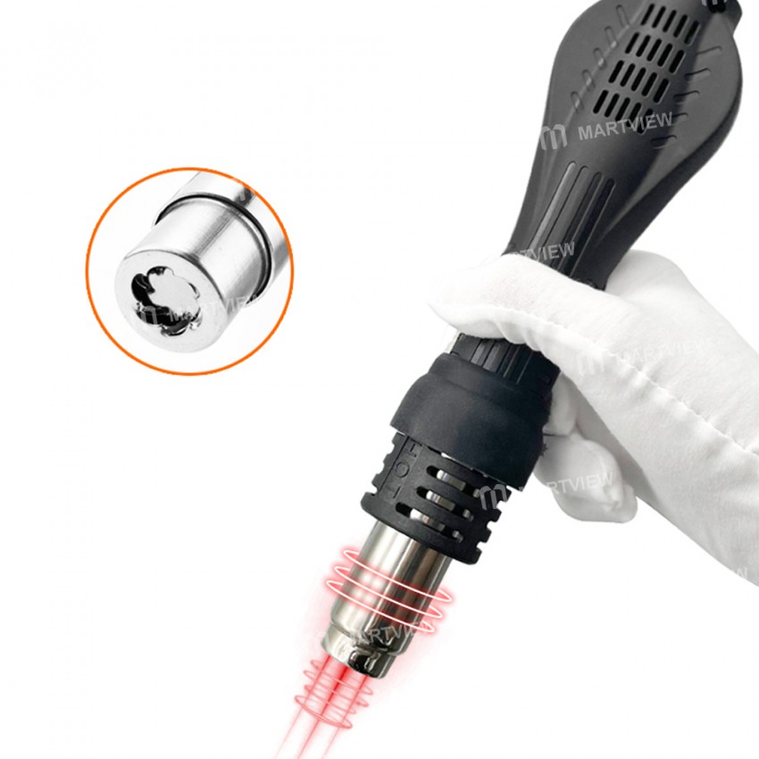 amaoe am-208-large-air-volume-temperature-adjustment-digital-display-hot-air-gun-desoldering-station