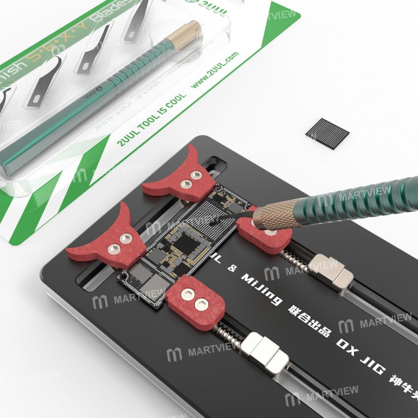 2UUL Hand Finish Sexy SEXY Blades with Handle Set for PCB Mainboard CPU Glue Removal