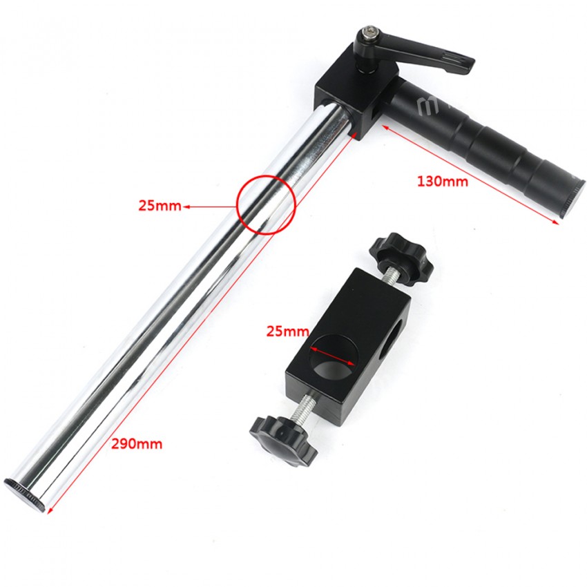 Continuous Zoom Trinocular Stereo Microscope Big Workbench with 34MP 2K HDMI USB Camera and 1 / 2 CT
