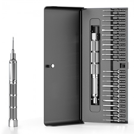 Xinzhizao 22-in-1 Magnetic Inner Box Design Precision Magnetic Rotary Manual Screwdriver Set