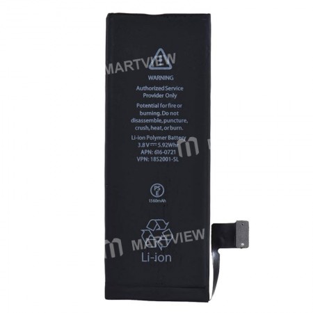 Battery Replacement for iPhone 5S / 5C Use (1560mAh) - grade AAA quality
