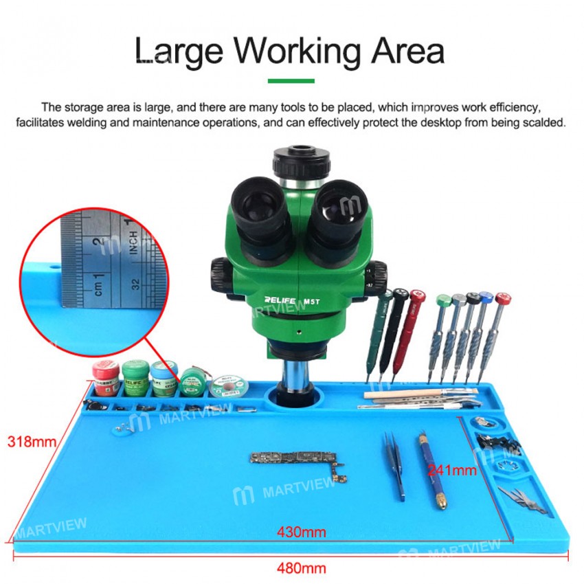 relife rl-160b-microscope-maintenance-aluminum-alloy-mat-4