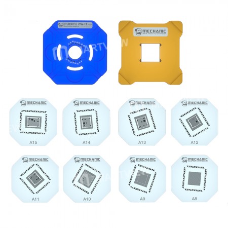 Mechanic iTin 15 Max 8-in-1 CPU Tin Planting Position Platform for A8 / A9 / A10 / A11 / A12 / A13 / A14 / A15 Chip