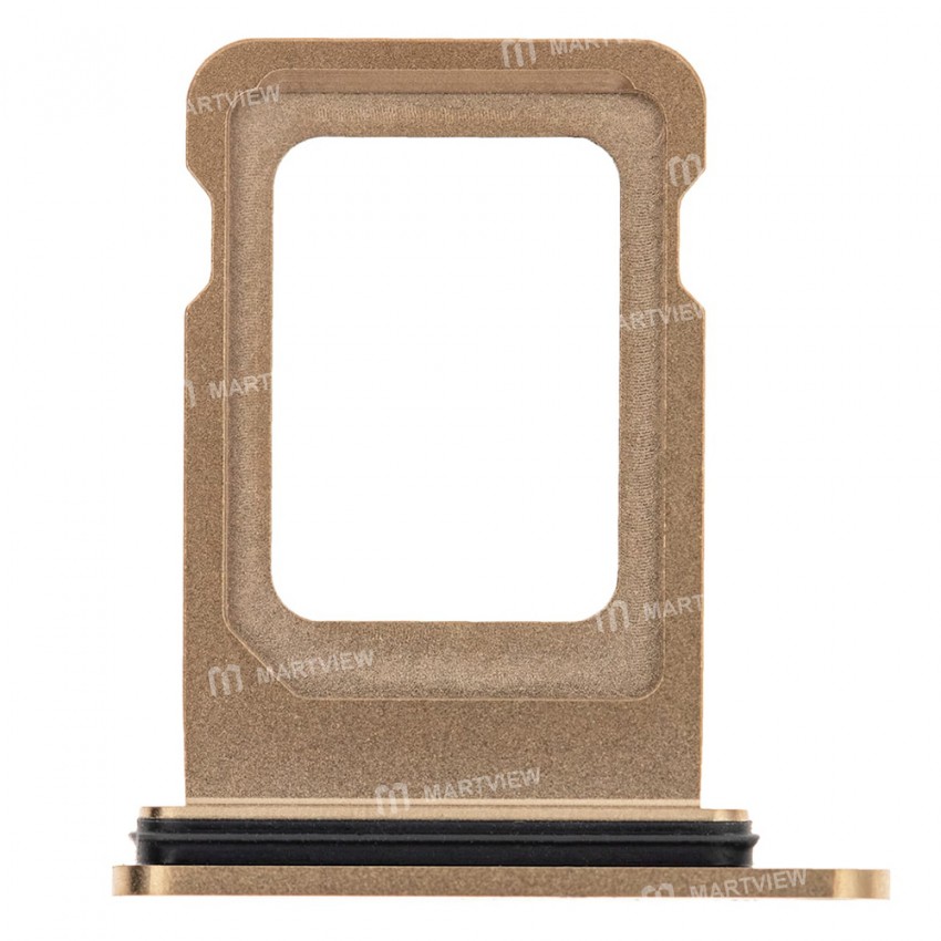 Replacement single sim card tray for iPhone 12 pro 12 pro max gold