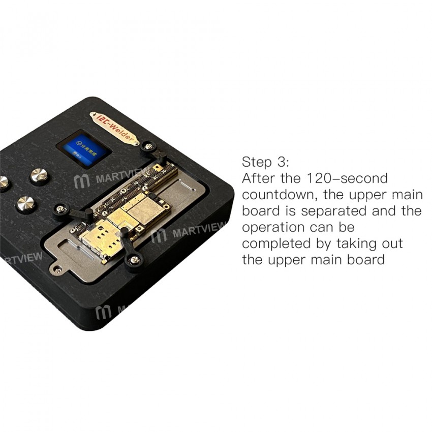 i2C Intelligence Double Layers Pre-heating Rework Station for iPhone X-13Pro Max Motherboard Repair