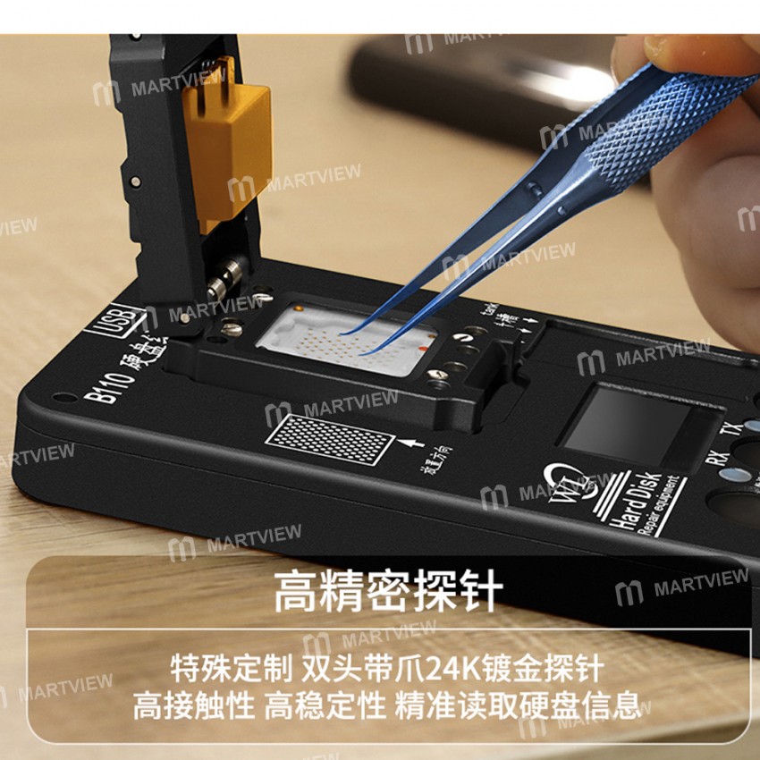 WL B110 Hard Disk Programmer NAND HDD Read Write Data Backup Memory Upgrade for iPhone 8 / 8 Plus /