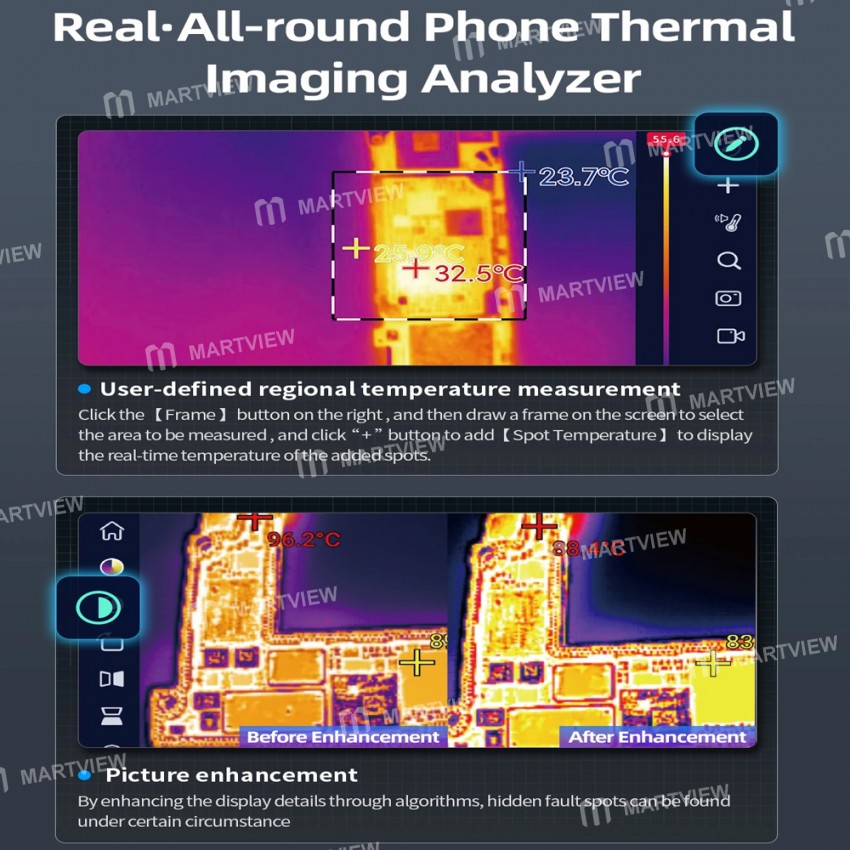 qianli fire-eye-pro-foldable-holder-version-infrared-thermal-camera-for-motherboard-fault-diagnosis-