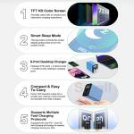 relife q4-72w-6-port-dual-pd-qc-smart-color-screen-fast-charger-with-smart-sleep-mode-9