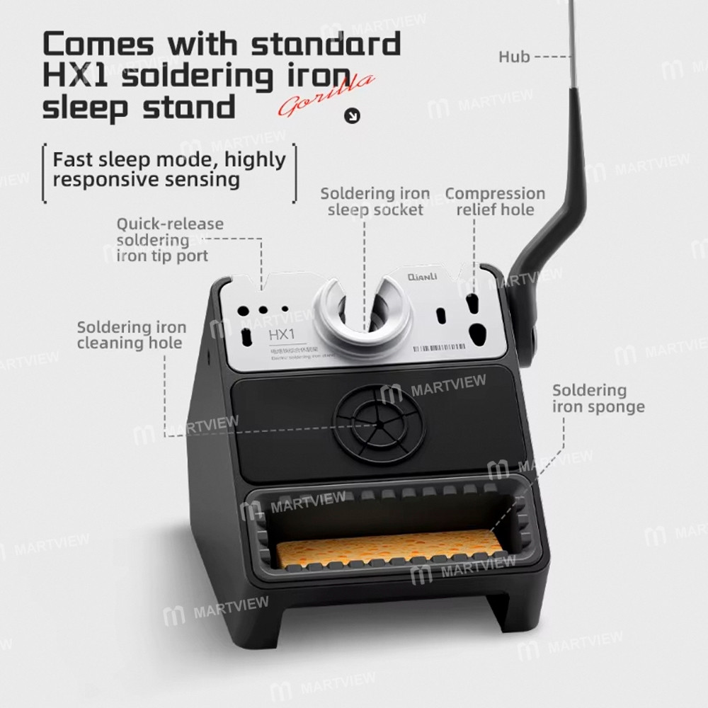 qianli h240-smart-240w-high-power-digital-soldering-station-compatible-with-c115-c210-c245-handles-7