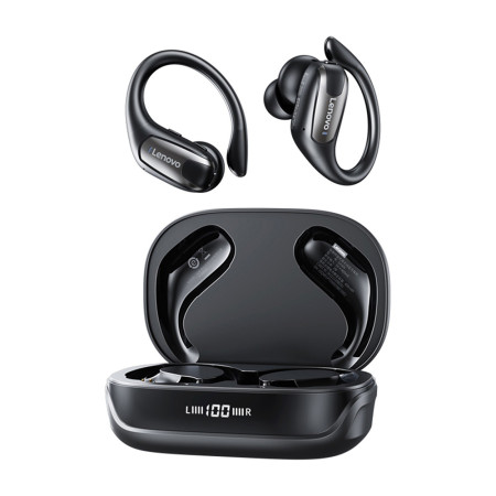 Lenovo EA305 Open Wireless BT5.4 Headset Ultra-Large Diaphragm IPX5 Waterproof Adjustable Soft Ear Sensitive Touch Controls