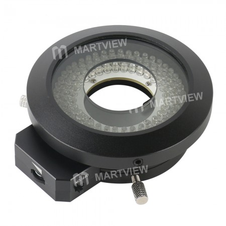 Microscope Illuminator 120pcs LED Ring Lights Diameter 62mm With Polarizer Adjustable Light Source Polarized Lamp