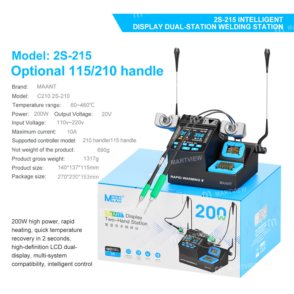 maant stasis-2s-200w-intelligent-display-dual-handle-soldering-station-compatible-with-c115-c210-8