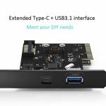 Orico PA31-AC Desktop Computer Motherboard PCI-E Expansion Card with USB3.1 / Type-C Interface