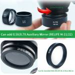 Relife RL-M3T 0.7-4.5X Trinocular HD Stereo Microscope - Green