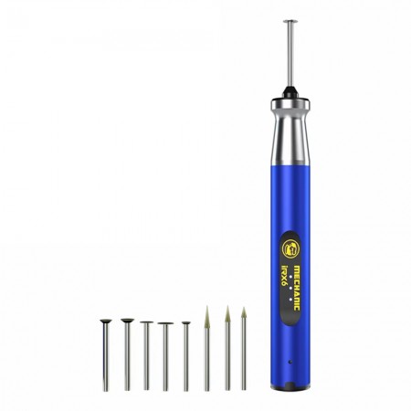 Mechanic IRX6 Mini Intelligent Charging Polishing Pen for IC Chip CPU Grinding and Glue Removal