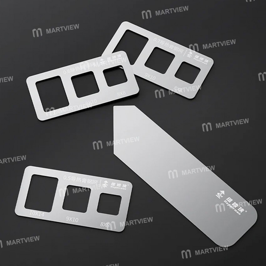 repairman thermal-conductive-paste-steel-mesh-with-scraper-set-for-motherboard-cpu-repair-11