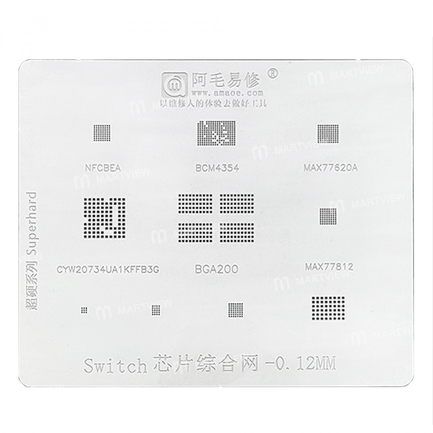 CD3215 Reball Stencil Template - 0.3mm Magnetic BGA Stencil For CD3215C00 Chips