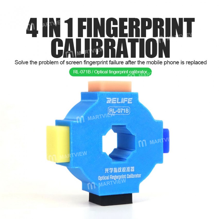 Relife RL-071B 4-in-1 Optical Fingerprint Calibrator for Solve Mobile Phone Screen Fingerprint Failu