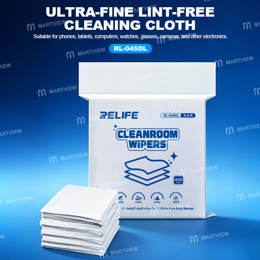relife rl-045dl-ultra-fine-lint-free-cleaning-cloth-for-screen-lens-glasses-cleaning-400pcs-6